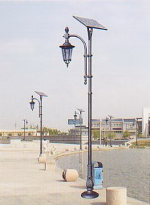 Zhuhai Avenues are using whole sections of LED street light bulb