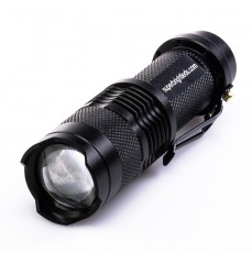 3 Watt LED Flashlight with Variable Focus Zoom Lens Part Number: FL-3W-VZ