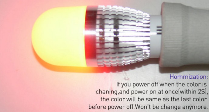 E27 OR E14 Color Changing LED Light 7 colors