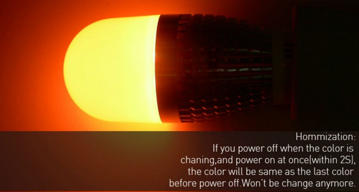 E27 OR E14 Color Changing LED Light 7 colors