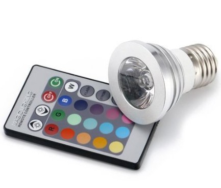 Multi-Color E27 LED Light Bulb