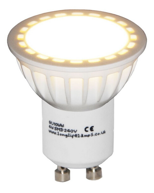GU10 4W  Beautiful Warm White LED light bulb