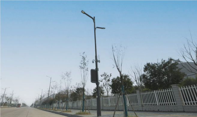 The smart light pole project of Baba Commercial City in Quanzhou, Fujian was successfully completed