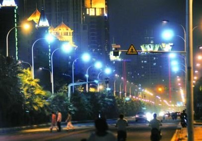 Taiwan's first series of LED Street lights are installed
