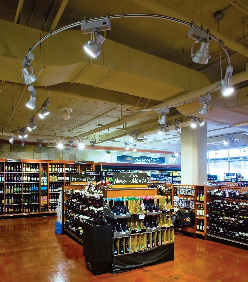 American supermarket select LED lamps for lighting renovation