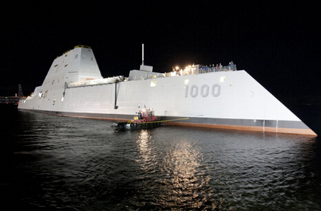 US naval vessels using LED lamps