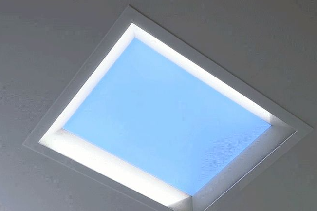 Mitsubishi special LED lights simulate blue sky daylight lighting