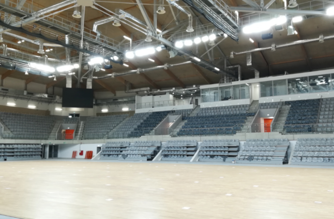 LED smart lighting in sports venues