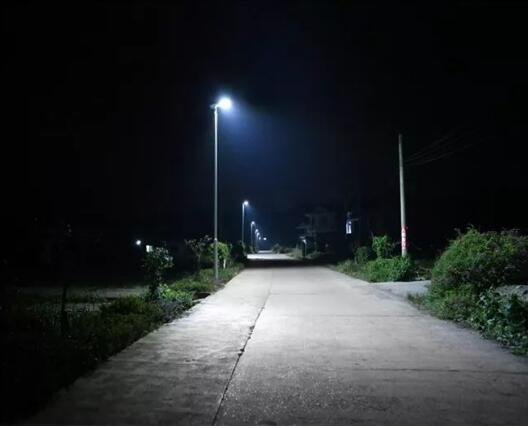 Yunnan Baoshan road lighting project lights up rural nights