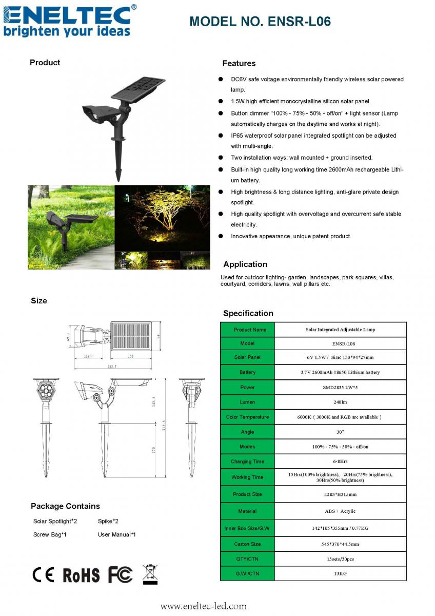 LED Solar Lawn Lamps