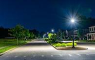 Smart street lights "light up" the night sky of Huaibei city